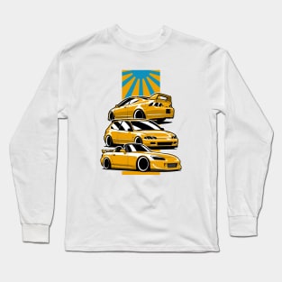 Yellow S2000 Integra Civic Type R Long Sleeve T-Shirt